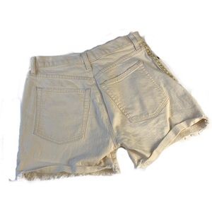 Current Elliott Cream The Scout Short w/Studs 26